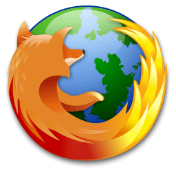 Green-coloured land, instead recreated Firefox logo, modified with green-coloured land instead of dark blue