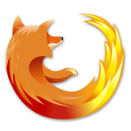What is it looking at? recreated Firefox logo, modified with no planet at all