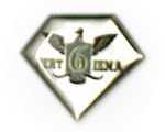 Pertiena badge, in the shape of a pentagon, showing the Pertiena logo.