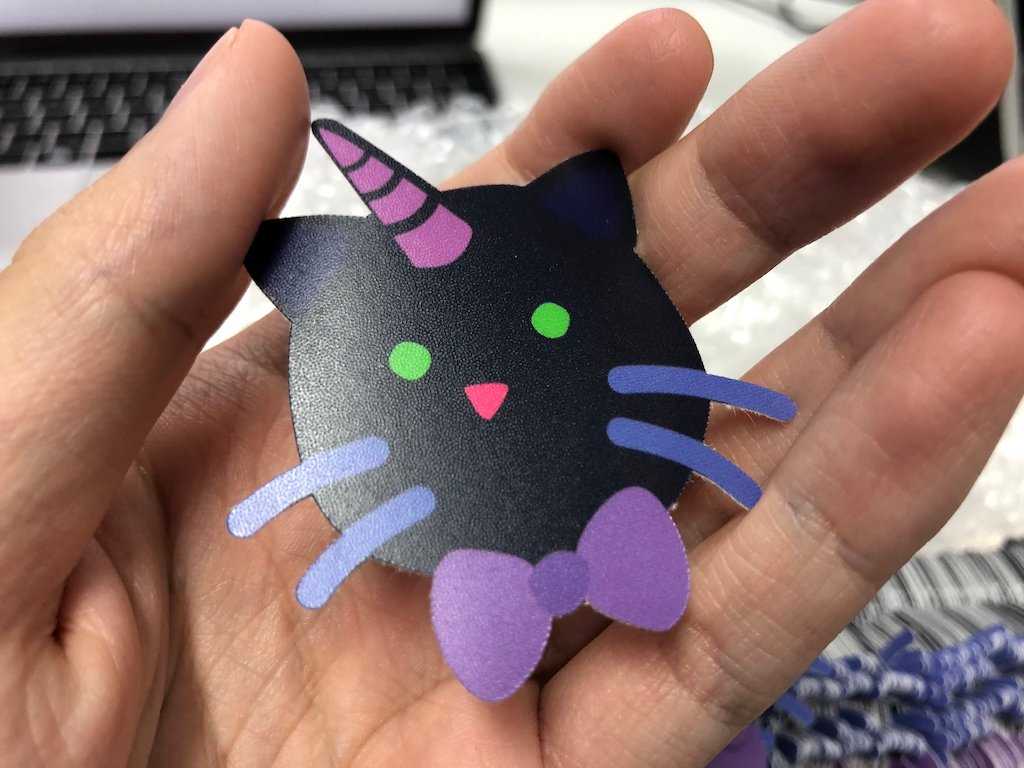 Unicat stickers, from GoodieSwag