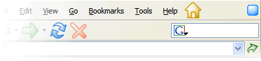 incorrect small size of the throbber when the Home toolbar button is dragged next to it on the menubar