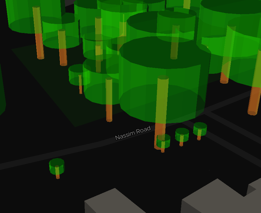 ExploreTrees.SG faux 3D trees — cute tiny trees