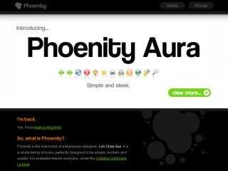 Phoenity web site, redesigned