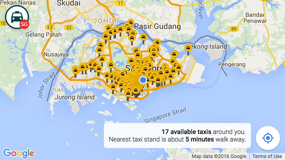 TaxiRouter SG web site
